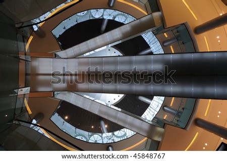 Modern Architecture in the Dubai Mall, United Arab Emirates