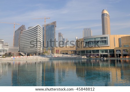 dubai mall pics. UAE - JAN 18: Dubai Mall,