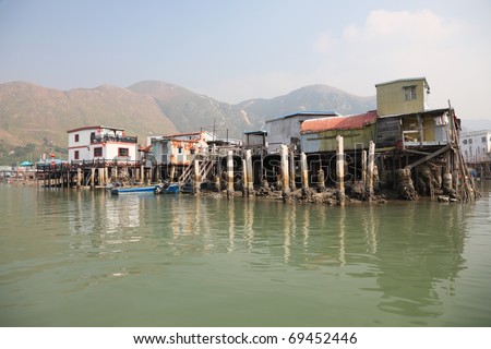 Chinese fishing village Tai O, Hong Kong