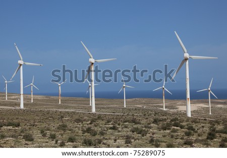 Wind turbines for clean energy
