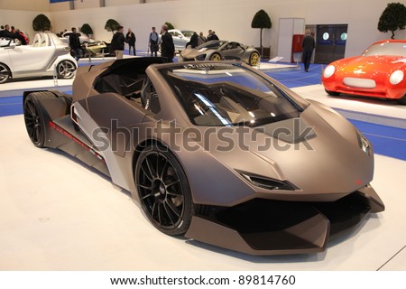 stock photo ESSEN GERMANY NOV 29 Sbarro Evoluzione Lamborghini Styled 