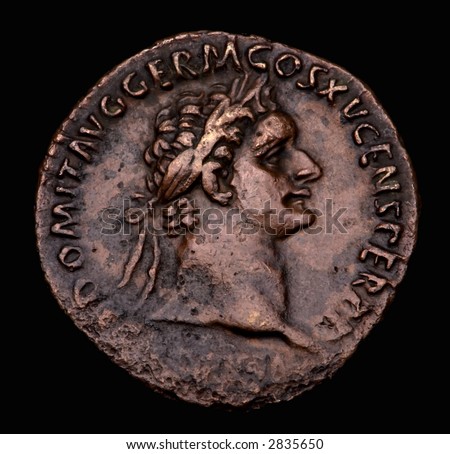 Roman Bronze Coin Domitian