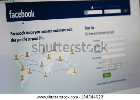 BRUSSELS- APRIL 8 Facebook is trialling a pay-to-message feature that allows users to contact people they are not connected with for a fee on April 08 2013 in Brussels Belgium BRUSSELS- APRIL 8 Facebook is trialling a pay-to-message feature that allows users to contact people they are not connected with for a fee on April 08 2013 in Brussels Belgium