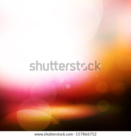 Abstract blur background with bokeh. Colorful banner.  Background with place for your text.