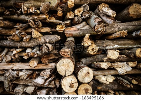 Wood as fuel in rural branches