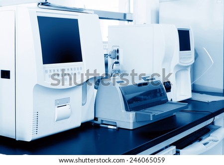 Test equipment and printers hospital