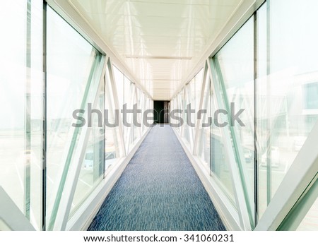 Internal boarding bridges