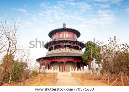 China\'s traditional architecture, the perfect reproduction of a classical style.