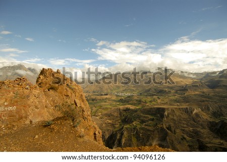 Mountain scape, Peru