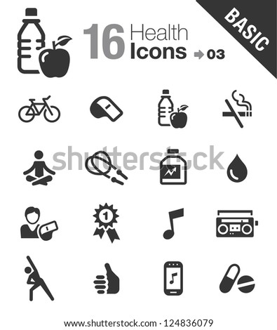 Basic - Health and Fitness icons