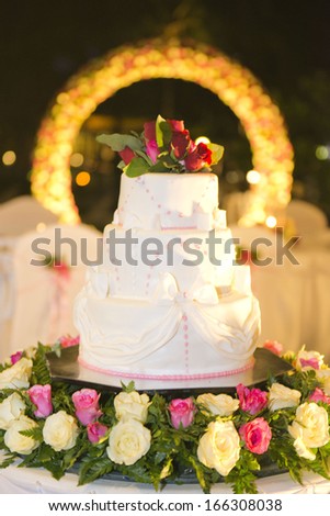 wedding\'s vanila cake for party