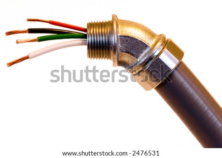 Electrical Conduit With Wires Stock Photo 2476531 : Shutterstock