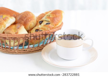Coffee and bread