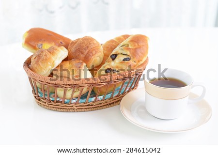 Coffee and bread