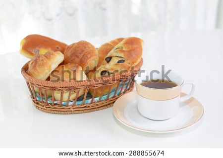 Coffee and breads