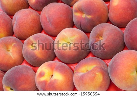 fresh peaches background
