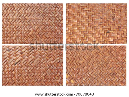 handcraft weave texture natural wicker