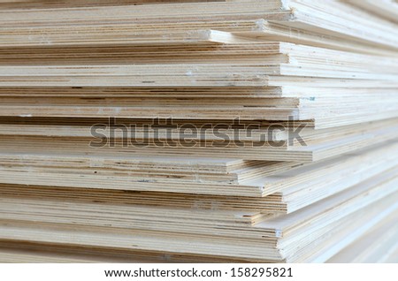 Batch of plywood