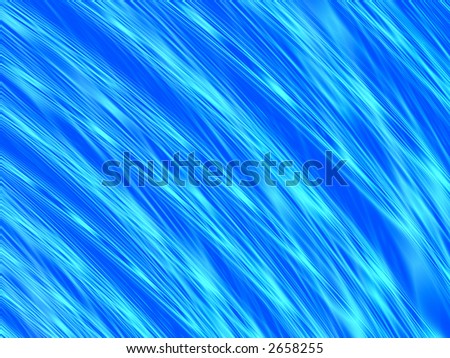 Fractal image of blue sparkling water for a background.