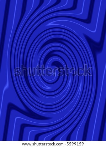 Fractal image depicting a blue swirl pattern for a background.