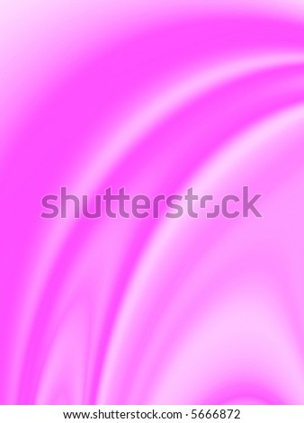 Fractal image of a rippled pink satin sheet.