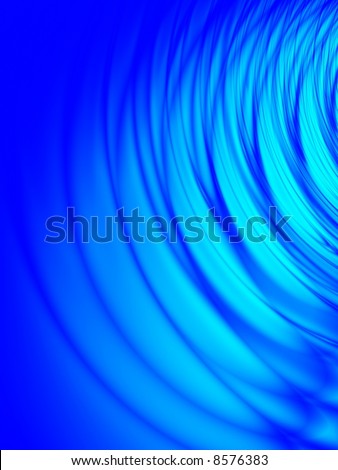 Fractal image depicting a close up view of the face of a breaking wave.