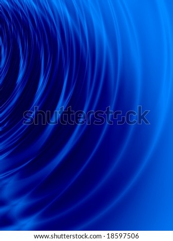 Fractal image depicting a close up view of the face of a breaking wave.