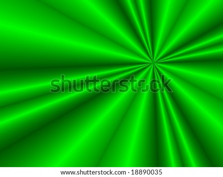 Fractal image of a folded green satin sheet.