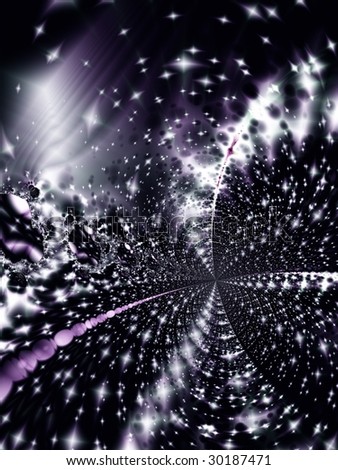 Fractal image depicting an abstract representation of the big bang.