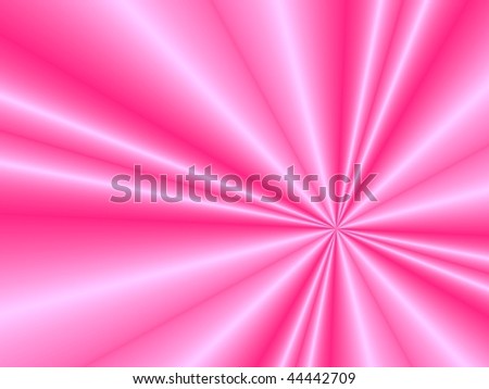 Fractal image of a folded pink satin sheet.