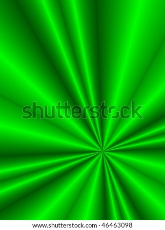 Fractal image of a folded green satin sheet.