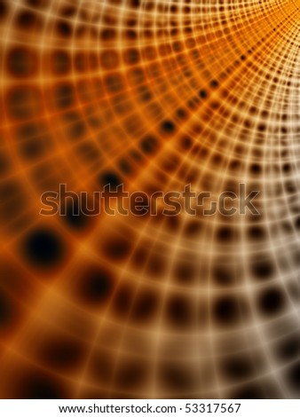 Fractal image depicting an abstract spider web representing the World Wide Web.