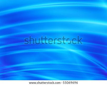 Fractal image of clear blue sparkling water for a background.