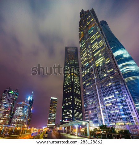 shanghai night view