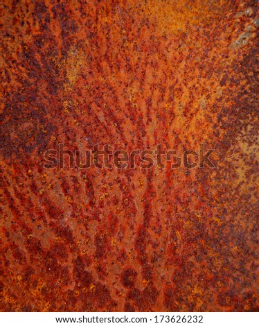 Grunge iron rust texture, old steel corrosion background