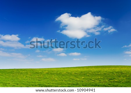 wallpaper sky. stock photo : Blue cloudy sky,