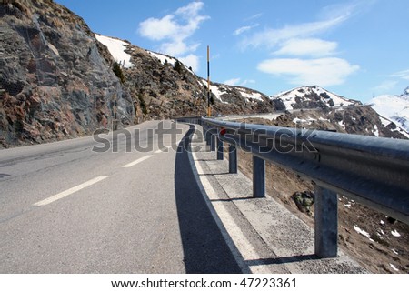 One of the highest passes in the Alps is Jaufen pass between Italy and Austria