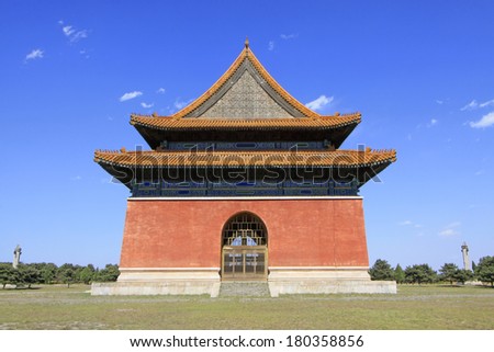 ZUNHUA, CHINA - MAY 11: Ancient architecture scenery in the Eastern Royal Tombs of the Qing Dynasty on May 11, 2013, Zunhua, Hebei Province, china.