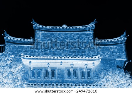 Ancient architecture landscape, Phoenix County, Hunan Province, China