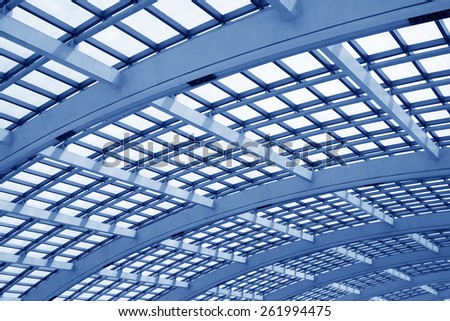 Capital International Airport fornix truss, closeup of pictures
