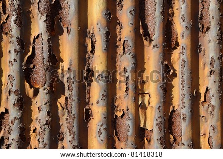 rusty waveform iron plate, can uesd as wallpaper