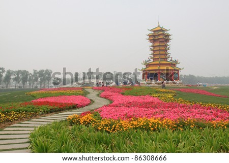 six harmonies pagoda flowers in clusters