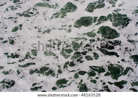 Sea foam texture