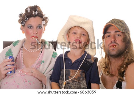 Redneck Family portrait
