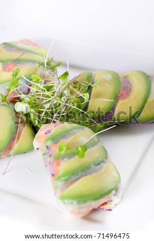 veggie spring roll wrappers vertical