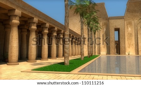 egyptian palace inside