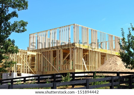 A New House under Construction