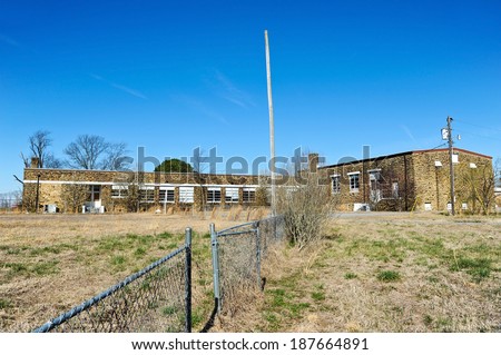 An Abandoned Rural School Building