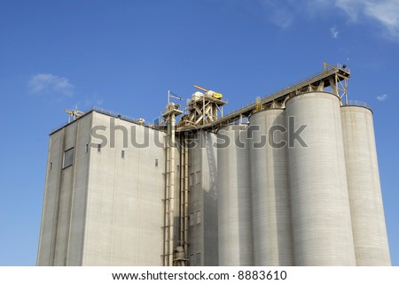 Large Commercial Grain Elevator