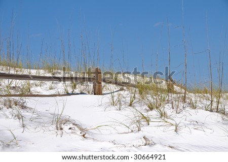 Rail Fence on Sand Dune